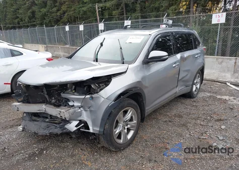 2015 Toyota Highlander Limited V6 из США, поврежденный, VIN 5TDDKRFH2FS187955